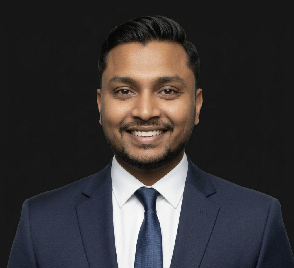 Portrait of Mazhar, real estate Google and AI visibility specialist